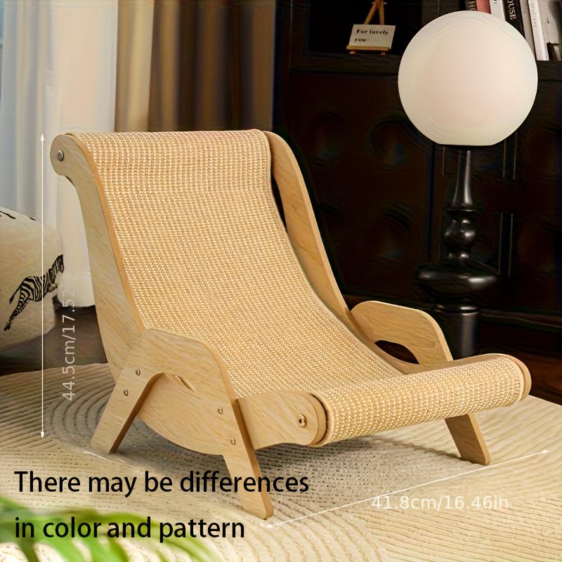 2-in-1 Cat Hammock And Scratching Post Durable Linen Rope Pet Rest Chair For All Seasons - Image 24
